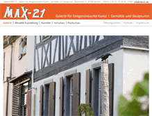 Tablet Screenshot of max-21.de